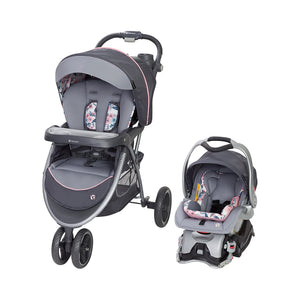 Baby Trend Sky View Plus Folding Infant Carseat Stroller Travel System, Bluebell