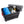 Rubbermaid 24 Gal Action Packer Lockable Latch Storage Container, Black (2 Pack)