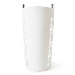 Gracious Living Easy Carry Flex 87 L Plastic Laundry Hamper, White (4 Pack)