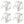 Gracious Living 16-Inch Plastic Two Step Home & Kitchen Stool, White (4 Pack)