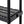 Gracious Living 4 Shelf Knect-A-Shelf Solid Light Duty Storage Unit, Black 4 Pck
