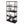 Gracious Living 5 Shelf Knect-A-Shelf Ventilated Heavy Duty Storage Unit, Black