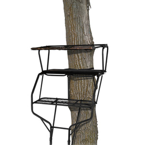 Big Game Guardian XLT 18 Foot 2 Person Deer Hunting Ladder Climbing Tree Stand