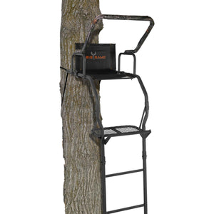 Big Game Warrior DXT 17 Foot 1 Person Deer Hunting Ladder Climbing Tree Stand