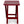 Camco 51684 Outdoor Camping Regular Adirondack Plastic Folding Side Table, Red