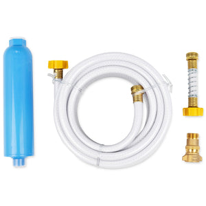 Camco 40010 Marine RV Camper Trailer Fresh Water Hose and Filter Filtration Kit