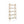 Parker - Bookcase With 5 Shelves - Off White / Natural
