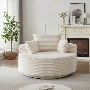 Swivel Chair With 360° Rotation For Living Room