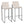 Fuji - Contemporary High Back Barstool Elegant Design