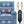 Blue Heat Massage Dual Motor Lift Recliner Chair