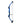 Genesis Original Archery Compound Bow, Adjustable Sizing, Draw Hand-Right, Blue