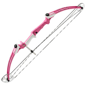 Genesis Original Archery Compound Bow w/ Adjustable Sizing, Right Handed, Pink