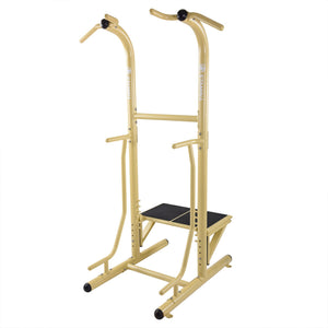Stamina 65-1485 Weatherproof Steel Outdoor Fitness Power Tower Pro Station, Gold - TRAPSKI