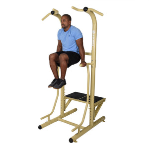 Stamina 65-1485 Weatherproof Steel Outdoor Fitness Power Tower Pro Station, Gold - TRAPSKI