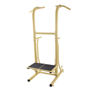 Stamina 65-1485 Weatherproof Steel Outdoor Fitness Power Tower Pro Station, Gold - TRAPSKI