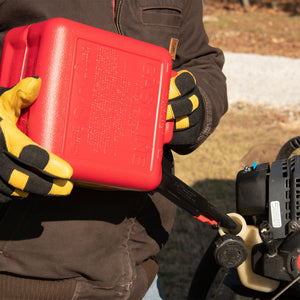 Midwest Can Company 1210 1 Gallon Gas Can Fuel Container Jugs & Spout (12 Pack)