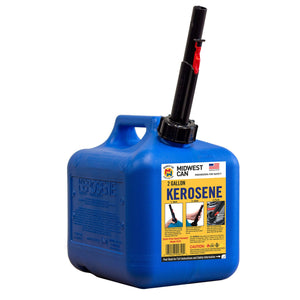 Midwest Can Company 2610 2 Gallon Kerosene Gas Can Container w/ Spout (6 Pack)
