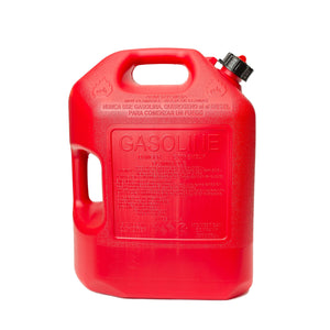 Midwest Can Company 6610 6 Gallon Gas Can Fuel Container Jugs with Spout, Red