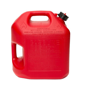 Midwest Can Company 5610 5 Gallon Gas Can Fuel Container Jugs w/ Spout (4 Pack)