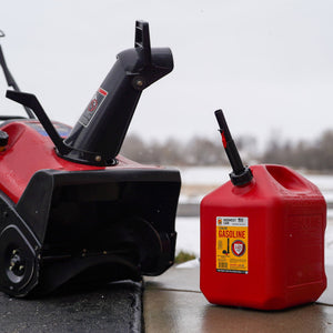 Midwest Can Company 5610 5 Gallon Gas Can Fuel Container Jugs w/ Spout (2 Pack)