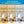8-Light Rope and Fabric Shade Gold Chandelier