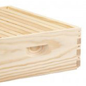 Little Giant 10 Frame Medium Honey Super Beehive Brood Body Wooden Keepsake Box - TRAPSKI