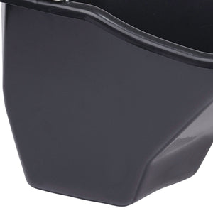 Little Giant 10-Quart Durable Plastic Flat Back Livestock Feed Bucket, Black