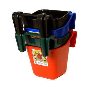 Little Giant HF12BLACK Heavy Duty 12 Quart Mountable Plastic Hook Feeder, Black - TRAPSKI