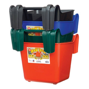 Little Giant HF15BLACK Heavy Duty 15 Quart Mountable Plastic Hook Feeder, Black