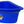 Little Giant PCF6BLUE Heavy Duty Plastic Corner Feeder Holds 6.5 Gallons, Blue