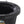 Little Giant Rubber Tub with Metal Hanging Hooks 6.5 Gallon Capacity, Black