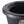 Little Giant Rubber Tub with Metal Hanging Hooks 6.5 Gallon Capacity, Black