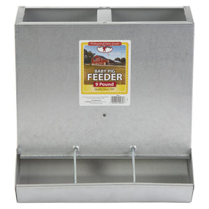 Little Giant BPF3 Mountable 3 Hole Baby Piglet Trough Feeder, 9 Pound Capacity - TRAPSKI