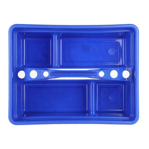 Little Giant Stable Supplies Plastic Organization DuraTote Box with Handle, Blue