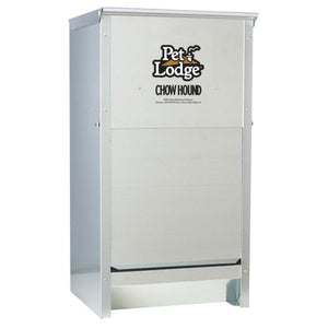 Little Giant Automatic Dry Dog Food Feeder & 3.25 Gal Steel Ever Full Water Bowl