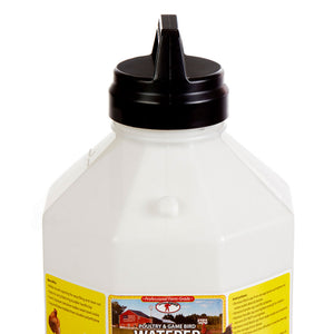 Little Giant PPF5 5 Gallon Automatic Poultry Waterer for Chickens, Red (4 Pack)