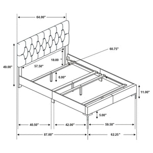 James - Panel Bed