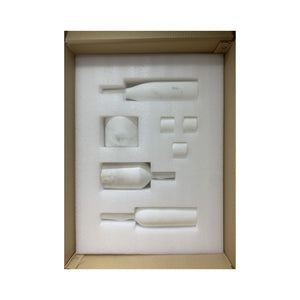 7 Pieces Luxury Natural Marble Living Room Accessories Set