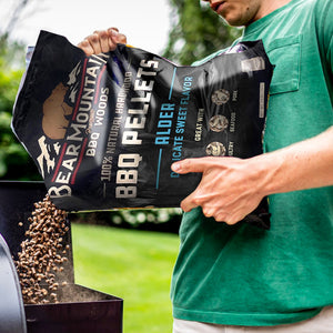 Bear Mountain BBQ 100% Natural Hardwood Alder Sweet Flavor Pellets, 20 Pounds