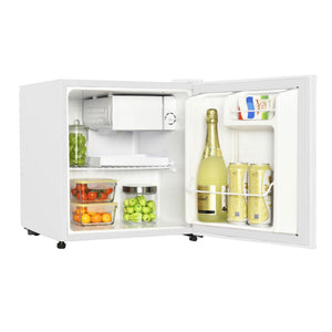 Magic Chef MCR170WE Mini Refrigerator with Freezer Shelf, 1.7 Cubic Feet, White - TRAPSKI