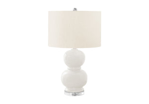 Contemporary Ceramic Table Lamp - Cream