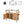 Outdoor Patio Acacia Wood Bar Cart