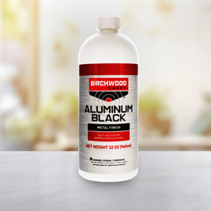 Birchwood Casey 15132 Aluminum Black Metal Finish Touch Up, 32 Fluid Ounces - TRAPSKI