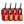 Midwest Can Company 1210 1 Gallon Gas Can Fuel Container Jugs w/ Spout (8 Pack)