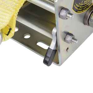 Fulton 142424 Dual Speed Tow Winch with 20 Foot Strap, 3,200 Pound Capacity - TRAPSKI