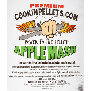 CookinPellets Perfect Mix Wood Pellets and Apple Mash Wood Pellets, 40 Lb Bags