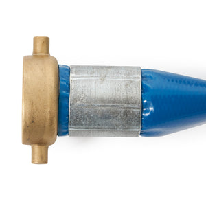 Apache 98138015 1.5 Inch Diameter 50 Foot Length 75 PSI PVC Lay Flat Hose, Blue