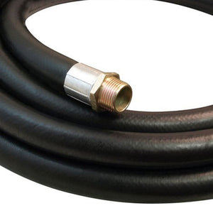 Apache 98108565 1 Inch Diameter 20 Foot Length Farm Fuel Transfer Hose, Black