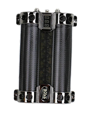 BOSS Audio CAP8 8 FARAD LED Digital Voltage Display Car Audio Power Capacitor - TRAPSKI
