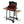 Americana 9325U8.181 Portable Electric Cart Grill with Two Folding Tables, Red